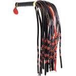 Sevanda Braided Tail Flogger Red & Black