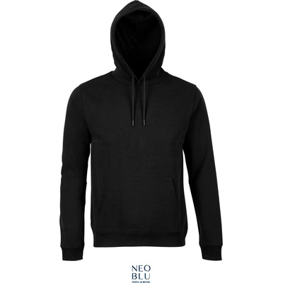 Neoblu 3196 NICHOLAS MEN / Мъжки суичър с качулка - тъмночерен XL (243196n1104)