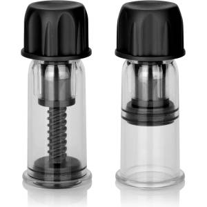 CalExotics Nipple Play Vacuum Twist Suckers Black