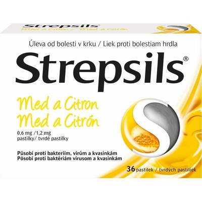 Strepsils Med a Citrón pas.ord.36