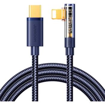 Image 1 of JOYROOM Ъглов кабел Joyroom S-CL020A6, USB-C към Lightning, 20W, 1.2m, син (S-CL020A6 1.2m Blue)