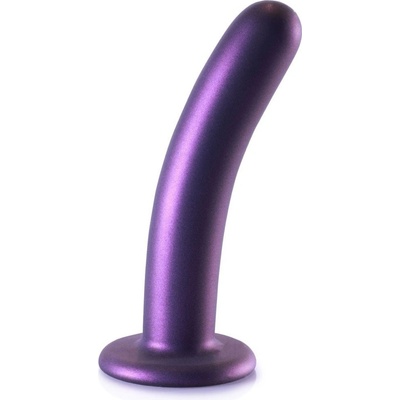 Ouch! Smooth Silicone G-Spot Dildo 6" Purple silikónové dildo s prísavkou 15 x 2,9 cm