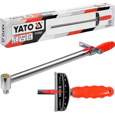 Yato Momentový kľúč 1/2" ohybný 0-300Nm YT-07641