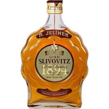 Rudolf Jelínek Slivovice kosher zlatá 10y 50% 0,7 l (čistá fľaša)