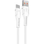 S-Link Кабел S-Link - SL-X243 (3A, 15W, бързо зареждане, Type-C, 100cm кабел за данни+зарядно, бял) 31621 (31621)