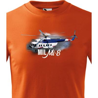 Dětské tričko Mil Mi-8 OranžováCanvas Dětské tričko Bezvatriko.cz 3242