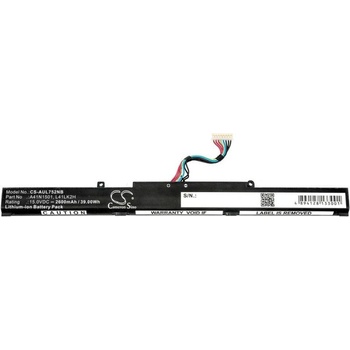 Cameron Sino Батерия за лаптоп ASUS GL752JW, VivoBook Pro N552VW-FI035T, VivoBook Pro N752VX-GC084T, A41N1501 LiIon 15V 2600mAh CAMERON SINO (CS-AUL752NB)