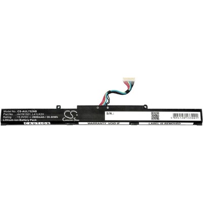 Cameron Sino Батерия за лаптоп ASUS GL752JW, VivoBook Pro N552VW-FI035T, VivoBook Pro N752VX-GC084T, A41N1501 LiIon 15V 2600mAh CAMERON SINO (CS-AUL752NB)