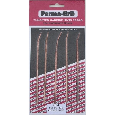 Perma Grit Sada zahnutých jehlových pilníků 5 ks PGTRIF1