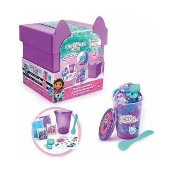 EPEE Plastic mass Cat Cottage Gabi - Cats poodle with surprise, purple (slime)