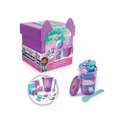 EPEE Plastic mass Cat Cottage Gabi - Cats poodle with surprise, purple (slime)
