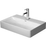 Duravit DuraSquare - Мебелен умивалник Compact, 60x40 см, с 1 отвор за смесител, DuraCeram, алпийско бял 2356600071 (2356600071)