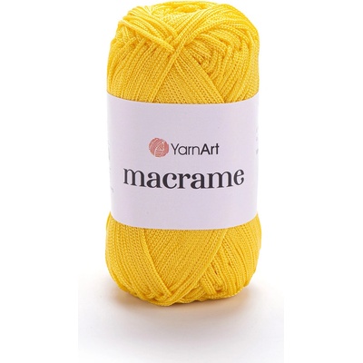 Yarn Art příze Macrame_M142 sytá žlutá