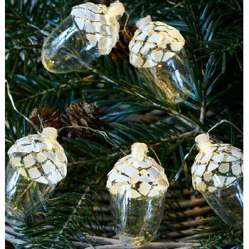 SIRIUS LED svetelné žalude, 8 kusov na reťazi, dĺžka 1,3 m