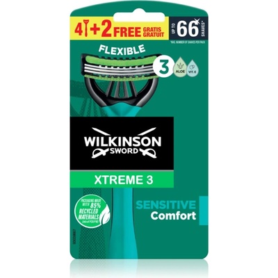 Wilkinson Sword Xtreme 3 Sensitive самобръсначки за еднократна употреба 6 бр