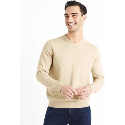 Celio Бежов мъжки основен пуловер Celio Decotonv Celio | Bezhov | МЪЖЕ | S