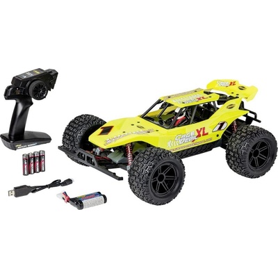 Carson RC Sport Cage Devil XL žltá komutátorový RC model auta elektrický buggy RtR 2,4 GHz 1:10