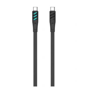 Havit CB6254 - Кабел за зареждане от USB Type C към USB Type C, 1 m (ч (CB6255)