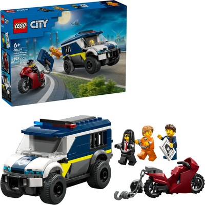 LEGO® City 60479 Policajná dodávka na prevoz väzňov