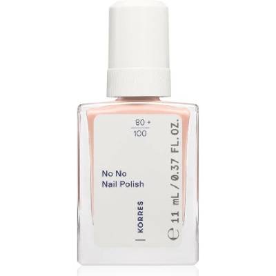 Korres No No Nail Polish pečující lak na nehty odstín 20 Peach Blush 11 ml