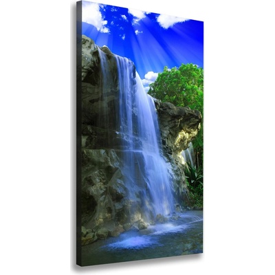 Vertikálny foto obraz na plátne do obývačky Vodopád 50x100 cm