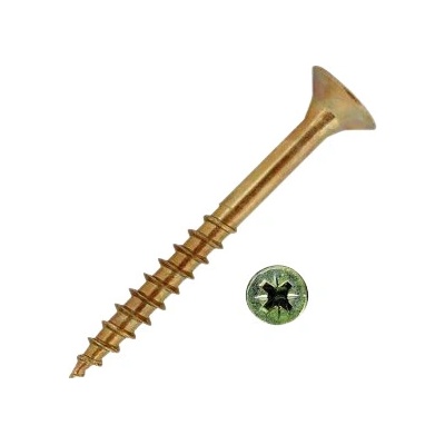 TOPKRAFT Vruty do dřeva celozávit 3x20mm šrouby (1 000ks/bal)