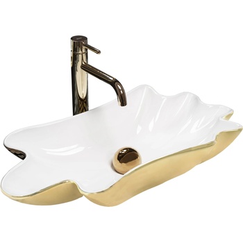 Rea Infinity 62x33 cm white/gold (REA-U3400)