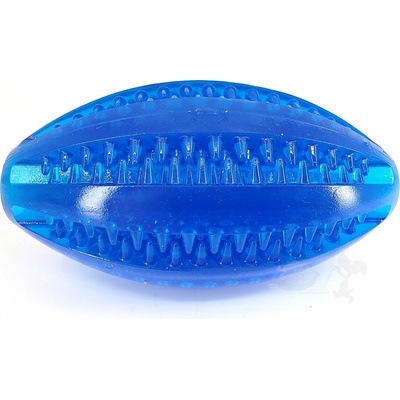 Uniq Pets dentální ragbyový míč na pamlsky s vůní máty 9 cm