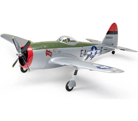 E-flite Micro P-47 Thunderbolt BNF Basic 0.625m AS3X+ SAFE Select