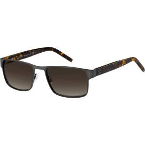 Tommy Hilfiger Слънчеви очила Tommy Hilfiger Men's Round Sunglasses - Ruthenium Black Слънчеви очила
