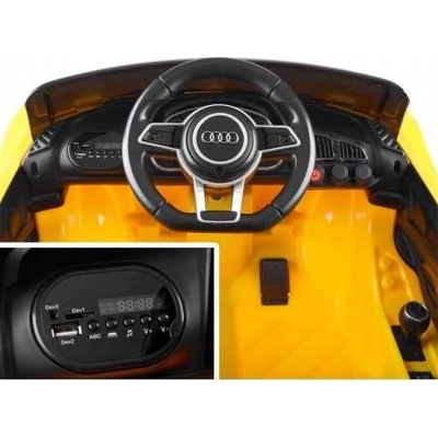 ELCARS elektrické autíčko AUDI R8 Spyder Žlutá