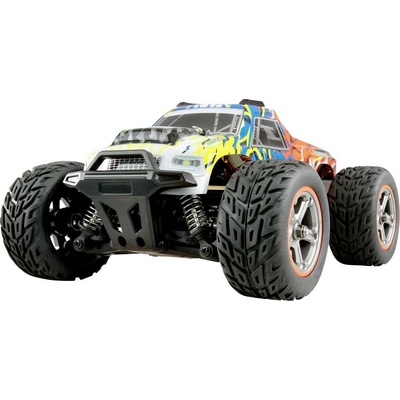 Amewi Hyper Go MAX20 Monstertruck Li-Po 750mAh blau/orange modrá, oranžová komutátorový 1:20 RC model auta elektrický monster truck RtR 2,4 GHz