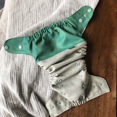 Woolberry SIO Merino wool cover Pea green