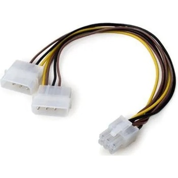 Image 1 of Roline Cable adapter PSU VGA 2x4pin to 6pin, CE313 (CE313)