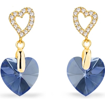 Spark modré se Swarovski Elements Amore KCSG622810DB Denim Blue
