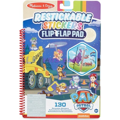 Melissa & Doug Kniha s adhezními samolepkami Tlapková Patrola Poslední mise