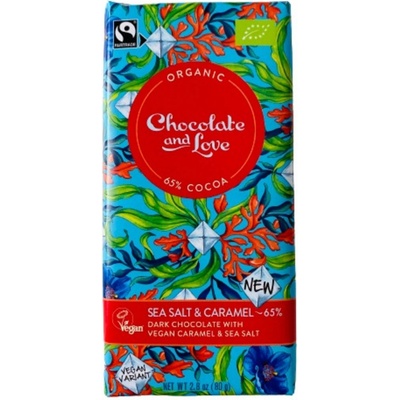 Chocolate & Love Sea Salt & Caramel Vegan 80 g