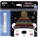 APLI Škrabací obrázky Magic Scratch Winter zima