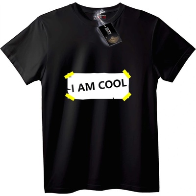 NOONEBRAND Тениска Аз Съм Готин - XL, Black