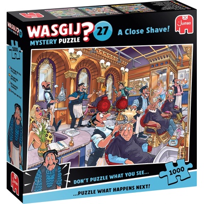 Jumbo - Puzzle Wasgij: Mystery 27 - A Close Shave! - 1 000 piese
