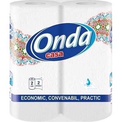Onda Кухненска ролка Onda Casa, целулозна, двупласова, 2 броя, 45 къса