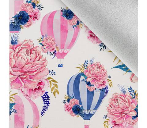 Softshell zimný ballons pink indigo