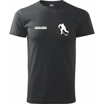 Hockey sport pánske tričko čierne