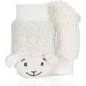 Sterntaler Ръкавички с един пръст Sterntaler - Агънца, 0-6 месеца, екрю (4301985-908) - baby