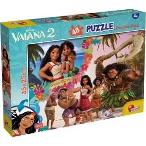 Lisciani Двулицев пъзел Lisciani - Moana 2, 48 части (LI109708)