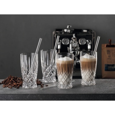 Nachtmann Poháre Poháre Latte Macchiato vr. sklenenej slamky NOBLESSE 104671 104671 4 x 350 ml