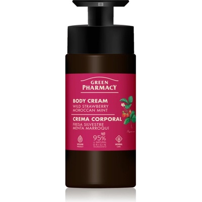 Green Pharmacy Wild Strawberry & Moroccan Mint Oil крем за тяло 739ml