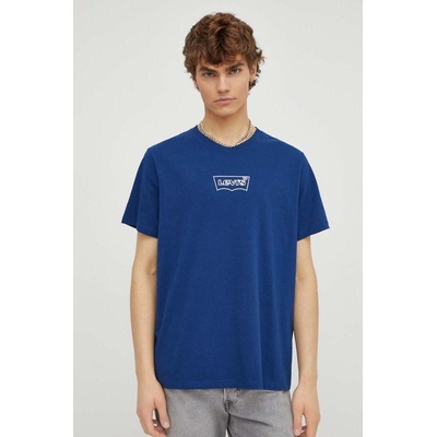 Levi's Тениска Levi's в синьо с принт (22491)