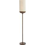 Light & Living Тъмнокафява подова лампа с текстилен абажур (височина 159 cm) Dania - Light & Living (1738152)