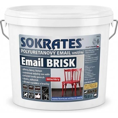 SOKRATES Email BRISK 2kg bílá pololesk